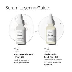 سرم ضد جوش Niacinamide 10% + Zinc 1% اوردینری حجم 30 میلی لیتر